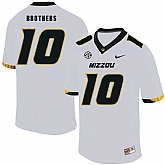 Missouri Tigers 10 Kentrell Brothers White Nike College Football Jersey Dzhi,baseball caps,new era cap wholesale,wholesale hats